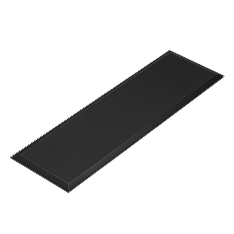 3" x 10" Beveled Glass Subway Tile