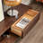 Modern Nut-Brown Solid Wood TV Stands-1467880899