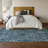 Premium Machine Washable Prisco Blue Rug-1247570522