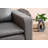 Light Grey Wing Chair with Metal Frame, 29.5 x 29.5 x 18.1 inches | 100% Polyester Fabric, High DNS Foam & Silicon Fiber Back Cushion | Stylish & Comfortable Seating for Living Room or Home Office-141954045-141954044