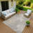 Machine Washable Indoor/Outdoor Layton ACN2239 Floral Rug-2121812850