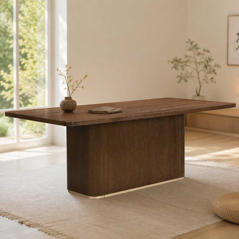 84" Rectangular Dining Table, Walnut