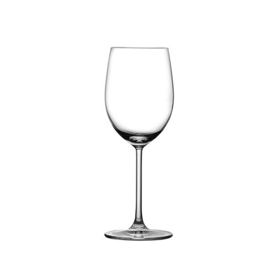 Vintage Set of 2 Lead Free Crystal White Wine Glasses 11 oz.