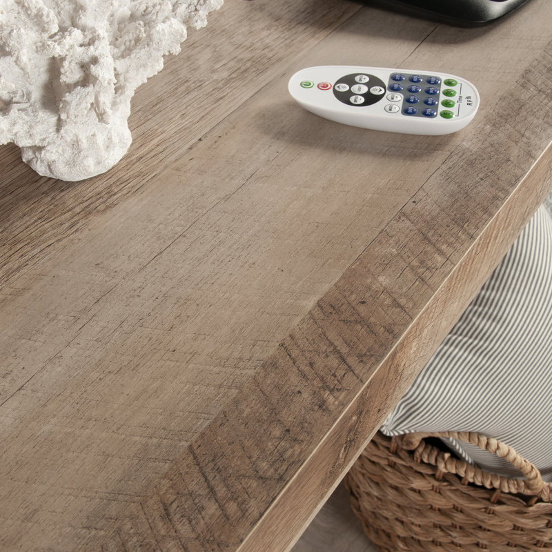 Hilko Floating Mount Entertainment Wall, Winter Oak