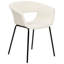 Meurer 43cm H Polyester Blend Upholstered Metal Spindle Side Chair in White