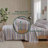 3 PCS Twin Sheet Set Blue Snowflake