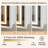 Kassady Recessed & Surface LED Lighted Bathroom Medicine Cabinet, 3-Color, 2 Outlets, Defog Mirror-31061369-23864978