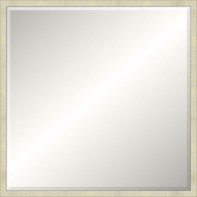 Miroir de plancher en bois massif Jackstone, Carrée, 38,25 po x 38,25 po