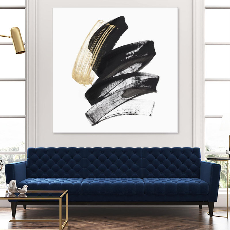 Clicart " Golden Brushstroke I "