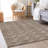 Premium Machine Washable Prisco Brown Rug-1477437320