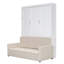 Grand lit escamotable mural avec coussin-1989483233