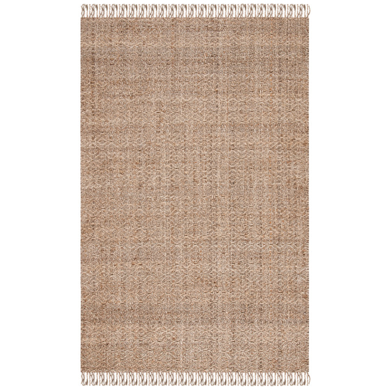 Tapis en jute tissé à la main Weinstock, Rectangle 5 pi x 8 pi