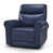 Blue Faux Leather