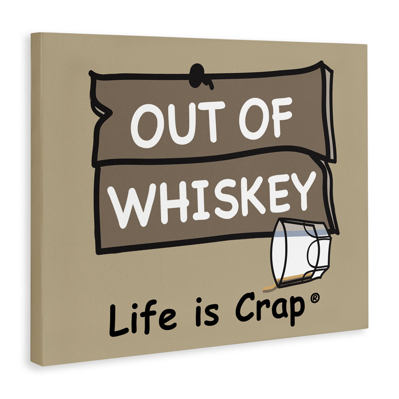 Art mural Out of Whiskey par LIC, H 30 po x l 40 po