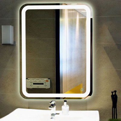 Miroir mural meuble-lavabo lumières del Hanlin
