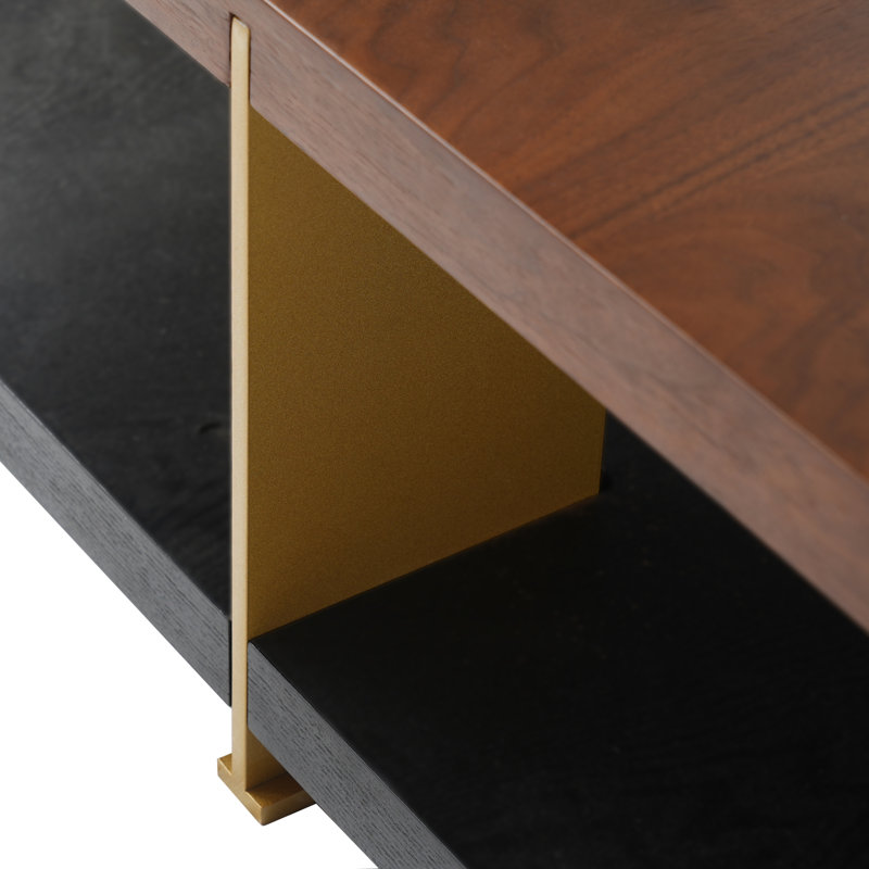 Commode de chambre classique - Organisateur de rangement durable | Idée de cadeau, Plateau noir / structure noire