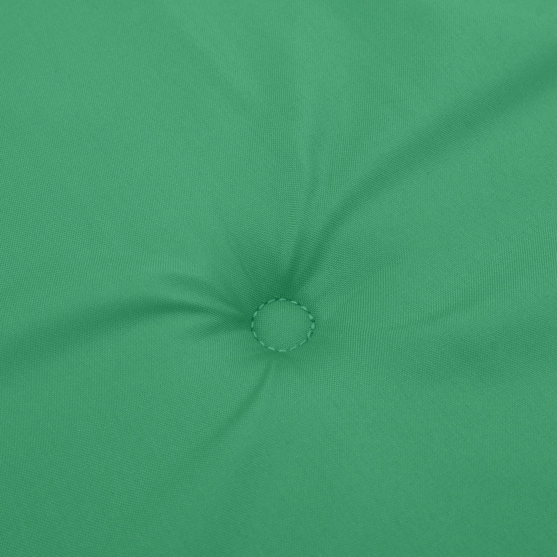 Coussin de siège d'extérieur, Vert, H 1,2 po x l 11,81 po x P 15,8 po