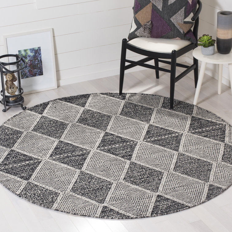 Bester Hand Woven Cotton Geometric Rug