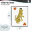 «Leopard & Hearts Card», estampe numérique, conception de Svetlana Aleynikova-1118259183-1118259177