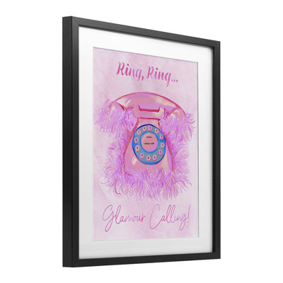 Ring Glamour Calling, reproduction encadrée sous verre, conception de Ziwei Li