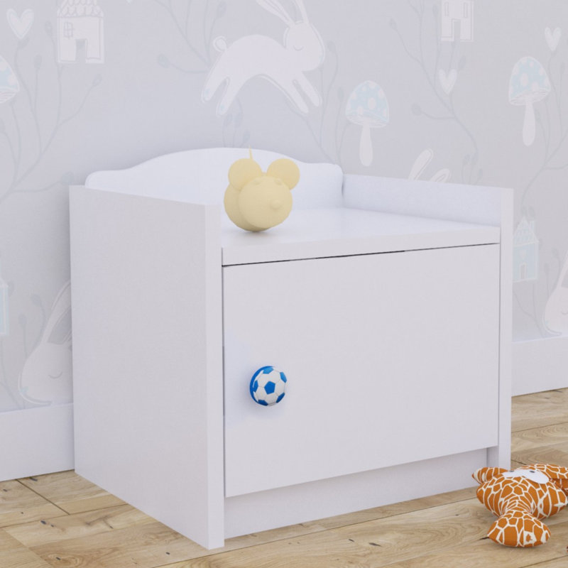 Baby Mix 1 Drawer Nightstand, Blue