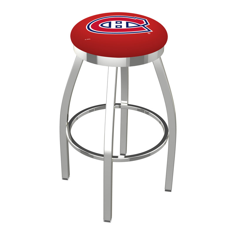Tabouret pivotant très haut NHL, Canadiens de Montréal, Chrome, Très grand (siège d'une hauteur de 36 po)