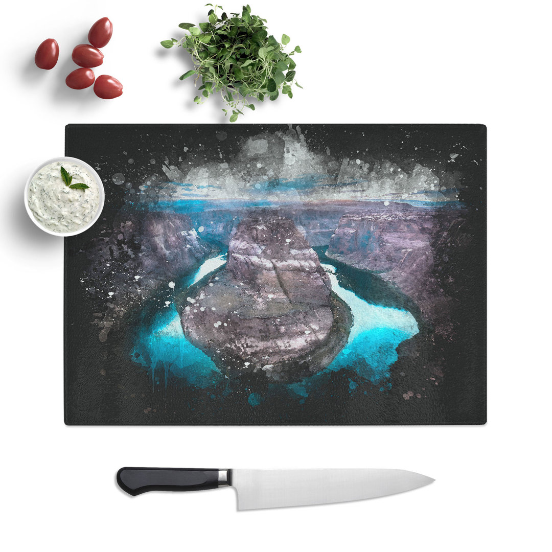 Horseshoe Bend in the Grand Canyon Vol.1 Paint Splash Chopping Board