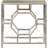 Oxendine Mirrored Glass Top End Table