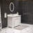 Derby 48" Carrara White Marble Countertop Bath Vanity with Faucet-1345024927