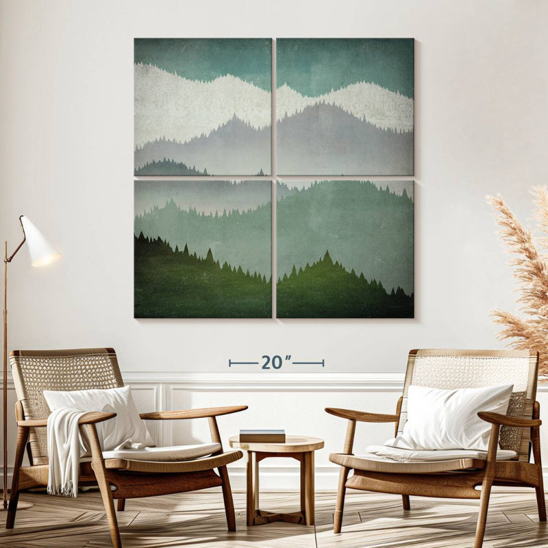 Forest's First Snow, 57" H x 57" W