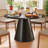 47 Inch Round Dining Table For 4, Fluted Farmhouse Kitchen Table, Dinner Table For Kitchen Living Room-101458691