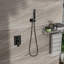 Pomme de douche murale double système carré - 10 po, bronze huilé-127368456