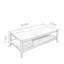Petite table basse de style chinois
