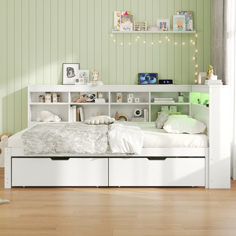 Bed, White