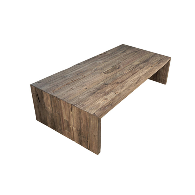 Chilton 60" Rectangular Reclaimed Teak Waterfall Coffee Table
