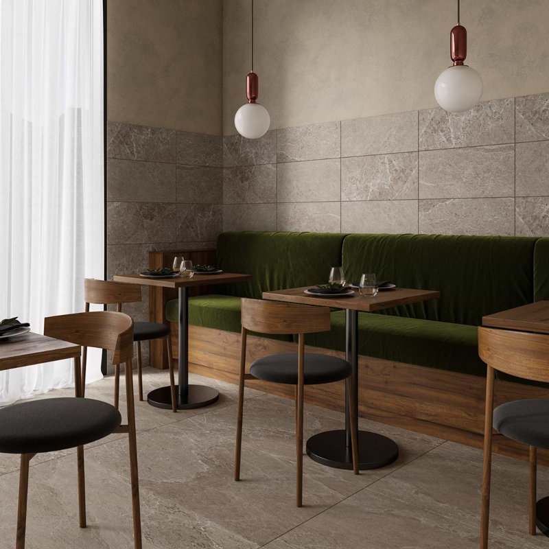 ZenTech 12x24 Matte Porcelain Tile, Greige Beige
