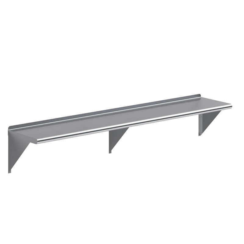 14 in. x 72 in. Stainless Steel Wall Shelf