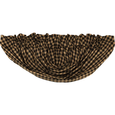 Cantonnière de fenêtre 60 "doublé de ballons noires