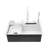 Oukaning Modern Rectangular Kitchen Sink with Single Bowl and Faucet-106895429
