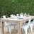 Brondon Premium All-Weather Wicker Outdoor Stacking Dining Side Chair with Cushion for Patio Garden and Backyard Use-806478765