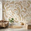Papier peint fond blanc Fond blanc Décoration murale amovible-366089321-366089323