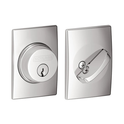 Single Cylinder Deadbolt with Century Trim