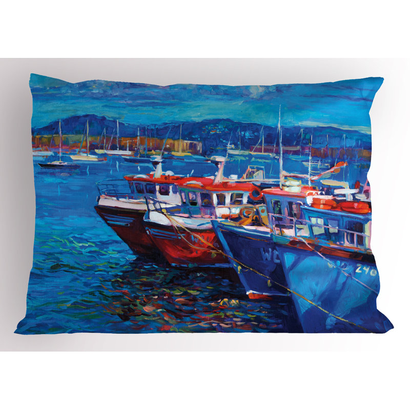 Ensemble de 2 taies décoratives Ambesonne Maritime Harbor by the Sea, L 30 po x H 20 po