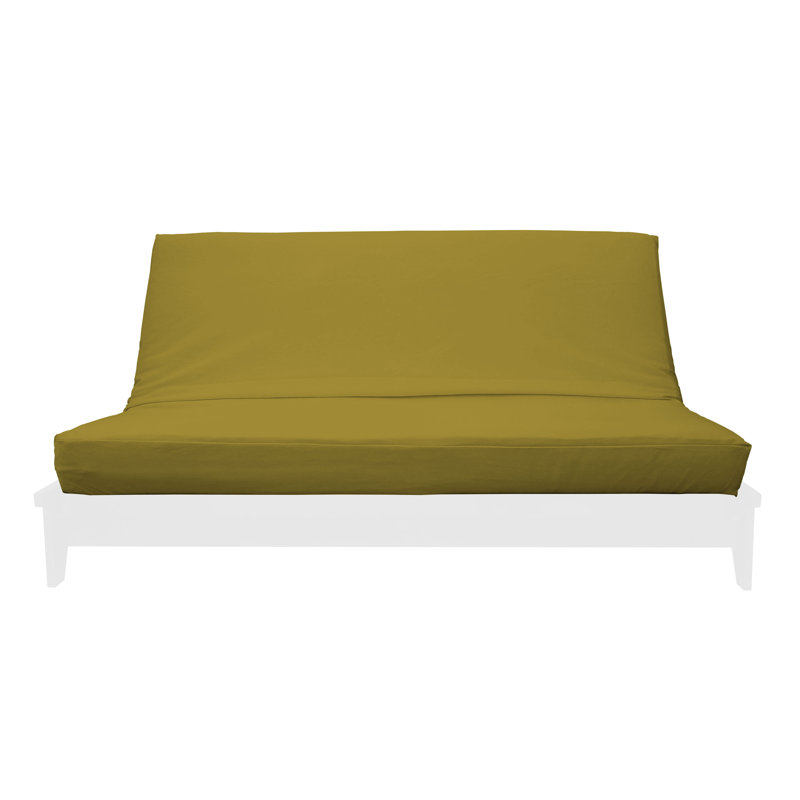 Premium Fabric Futon Cover, Full, Lime Cotton Blend
