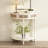  Cantina 31"W Half Round Solid Wood Console Table,Authentic Rattan Half Moon Accent Table-273466698