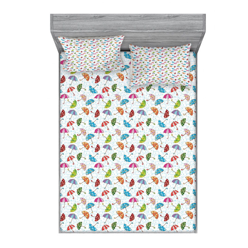Microfiber Sheet Set, Full Sheet Set with Fitted Sheet