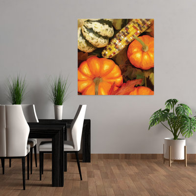 Art contemporain «Happy Harvest With Fall Legumes»