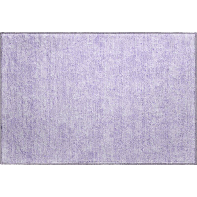 Premium Machine Washable Prisco Lilac Rug