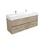 Meuble-lavabo double 60 po-71072229