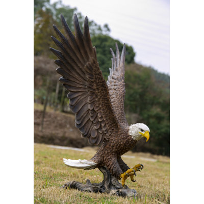 Grande statue aigle volant